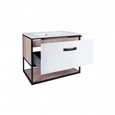 Будкрам купить Комплект Qtap Taurus 600х580х437 White/Whitish oak тумба подвесная + раковина врезная QT2472TPT603WWO Комплект Qtap Taurus 600х580х437 White/Whitish oak тумба подвесная + раковина врезная QT2472TPT603WWO 3