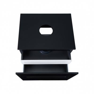Будкрам купить Тумба подвесная Qtap Virgo 600х476х469 Black/White со столешницей QT1879TPА602BW Тумба подвесная Qtap Virgo 600х476х469 Black/White со столешницей QT1879TPА602BW 5