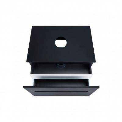 Будкрам купить Тумба подвесная Qtap Virgo 700х476х469 Black/White со столешницей QT1879TPА702BW Тумба подвесная Qtap Virgo 700х476х469 Black/White со столешницей QT1879TPА702BW 5