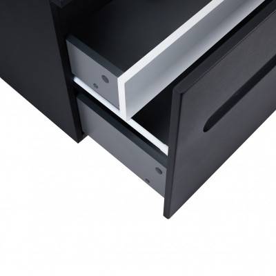 Будкрам купить Тумба подвесная Qtap Virgo 800х476х469 Black/White со столешницей QT1879TPА802BW Тумба подвесная Qtap Virgo 800х476х469 Black/White со столешницей QT1879TPА802BW 7