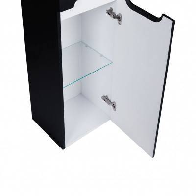 Будкрам купить Пенал подвесной Qtap Virgo 350х1600х316 Black/White QT1876PP1652RBW Пенал подвесной Qtap Virgo 350х1600х316 Black/White QT1876PP1652RBW 7