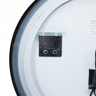 Будкрам купити Дзеркало Qtap Robin R600 Black з LED-підсвічуванням QT13786502B Дзеркало Qtap Robin R600 Black з LED-підсвічуванням QT13786502B 6