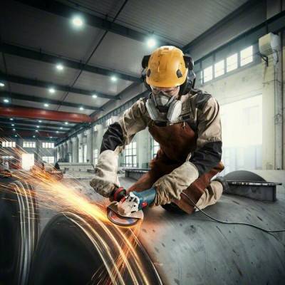 Будкрам купити Кутова шліфувальна машина Bosch Professional GWS 12-125 S з регулюванням та антивібраційною рукояткою Кутова шліфувальна машина Bosch Professional GWS 12-125 S з регулюванням та антивібраційною рукояткою 7