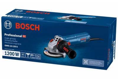 Будкрам купити Кутова шліфувальна машина Bosch Professional GWS 12-125 S з регулюванням та антивібраційною рукояткою Кутова шліфувальна машина Bosch Professional GWS 12-125 S з регулюванням та антивібраційною рукояткою 10