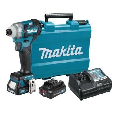 Будкрам купити Акумуляторний ударний шуруповерт Makita TD111DWAE, 2 акб BL1020B, з/п DC10WC, кейс Акумуляторний ударний шуруповерт Makita TD111DWAE, 2 акб BL1020B, з/п DC10WC, кейс 3