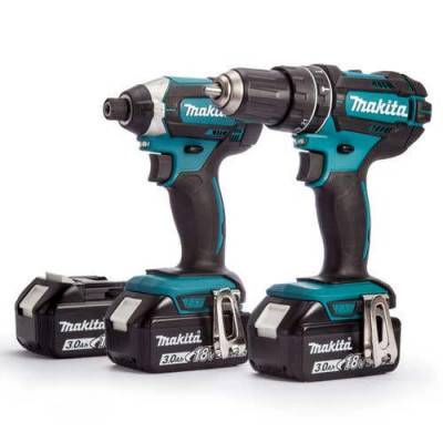 Будкрам купить Набор аккумуляторных инструментов Makita DLX2131JX1, 3 акб BL1830, з/у DC18RC, кейс MakPac Набор аккумуляторных инструментов Makita DLX2131JX1, 3 акб BL1830, з/у DC18RC, кейс MakPac 3