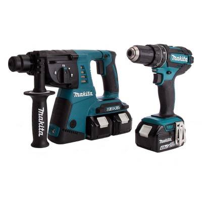 Будкрам купить Набор аккумуляторных инструментов Makita DLX2137M, 3 акб BL1840B, з/у, сумка Набор аккумуляторных инструментов Makita DLX2137M, 3 акб BL1840B, з/у, сумка 2