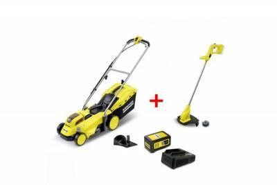 Будкрам купить Газонокосилка LMO 18-33 + Триммер садовый LTR 18-25 + АКБ Starter kit 18в
