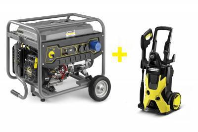 Будкрам купить Генератор PGG 6/1, 5,5 кВт + минимойка К 5 Генератор PGG 6/1, 5,5 кВт + минимойка К 5 5