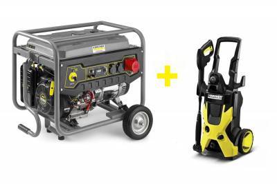 Будкрам купить Генератор PGG 8/3, 2 кВт / 7,5 кВт + минимойка К 5 Генератор PGG 8/3, 2 кВт / 7,5 кВт + минимойка К 5 2
