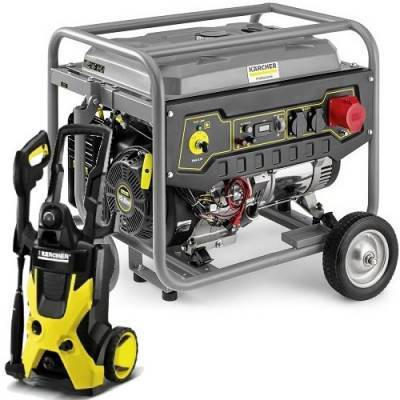 Будкрам купить Генератор PGG 8/3, 2 кВт / 7,5 кВт + минимойка К 5 Генератор PGG 8/3, 2 кВт / 7,5 кВт + минимойка К 5 5