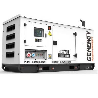 Будкрам купить Генератор дизельный GENERGY GDS70T 55 кВт