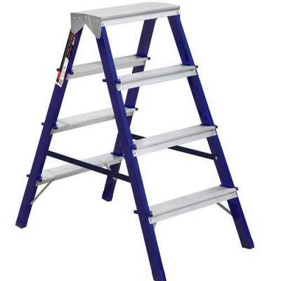 Будкрам купить Стремянка двухсторонняя стальная Stark SMDHR 404