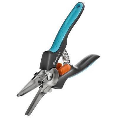 Будкрам купити Ножиці для трави та квітів Gardena GripCut з функцією утримування