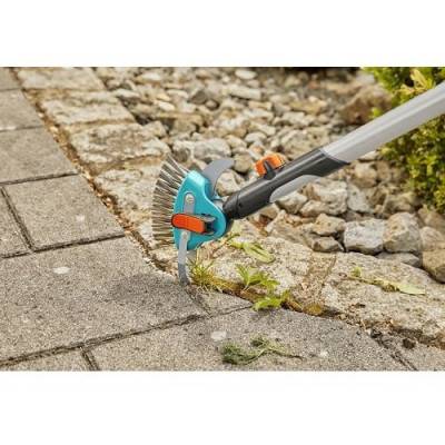 Будкрам купить Очиститель щелей с ножом и щеткой Gardena Combisystem стальной 3-в-1 Очиститель щелей с ножом и щеткой Gardena Combisystem стальной 3-в-1 5