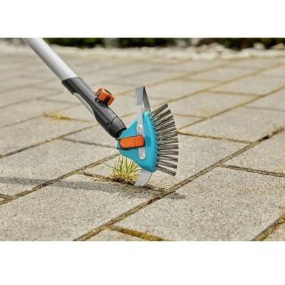 Будкрам купить Очиститель щелей с ножом и щеткой Gardena Combisystem стальной 3-в-1 Очиститель щелей с ножом и щеткой Gardena Combisystem стальной 3-в-1 6