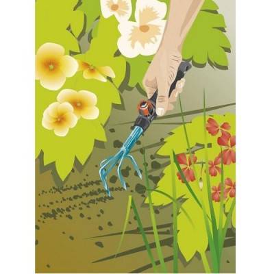 Будкрам купить Пропалыватель ручной GARDENA Combisystem 7 см 5 зубьев Пропалыватель ручной GARDENA Combisystem 7 см 5 зубьев 8