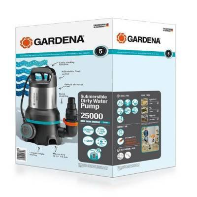 Будкрам купити Насос Gardena 25000 дренажний для брудної води Насос Gardena 25000 дренажний для брудної води 6