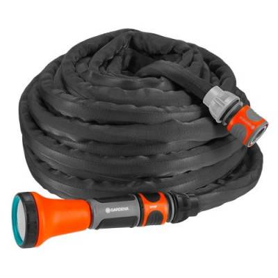 Будкрам купить Шланг Gardena Liano текстильний 13 мм (1/2&quot;) 10 м + комплект для полива