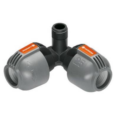 Будкрам купити З'єднувач L-подібний Gardena зовнішнє різьблення 25мм х 1/2