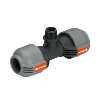 Будкрам купити З'єднувач T-подібний Gardena 25мм х 1/2