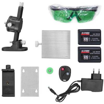 Будкрам купити Лазерний нівелір STARK LL2-12G-3D зелений промінь Лазерний нівелір STARK LL2-12G-3D зелений промінь 5