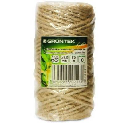 Будкрам купити Шпагат джутовий GRUNTEK 1,5 мм х 50 м Шпагат джутовий GRUNTEK 1,5 мм х 50 м 1_small