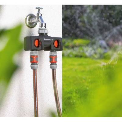 Будкрам купити Розподільник 2-х канальний безшумний Gardena Розподільник 2-х канальний безшумний Gardena 3