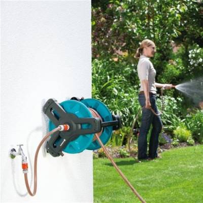 Будкрам купити Котушка для шланга настінна Gardena 50 + набір фітингів Котушка для шланга настінна Gardena 50 + набір фітингів 2