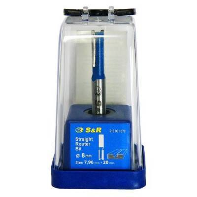Будкрам купити Фреза пазова S&R 7,96х20 мм пряма Фреза пазова S&R 7,96х20 мм пряма 2