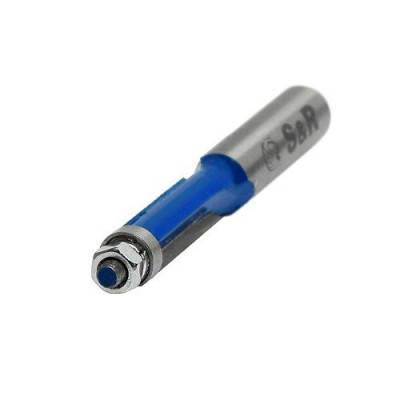 Будкрам купити Фреза кромова S&R 7х20 мм пряма з підшипником Фреза кромова S&R 7х20 мм пряма з підшипником 3