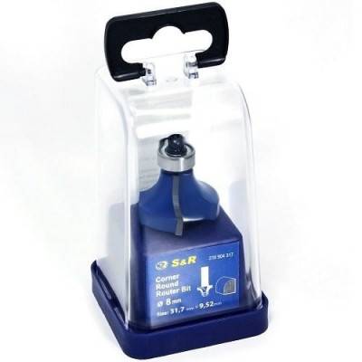 Будкрам купити Фреза кромкова S&R 31,7х9,52 мм калювальна Фреза кромкова S&R 31,7х9,52 мм калювальна 2