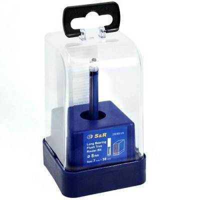 Будкрам купити Фреза подовжена кромкова S&R 7х38 мм з підшипником Фреза подовжена кромкова S&R 7х38 мм з підшипником 3