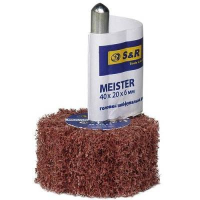 Будкрам купить Шлифовальная головка из нетканого материала S&R 40х20х6 100з