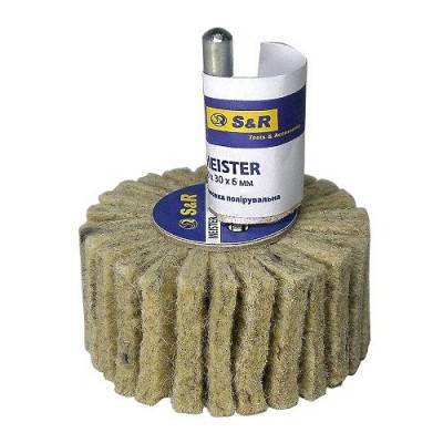 Будкрам купить Полировальная головка из тонкого волокна S&R 60x30x6