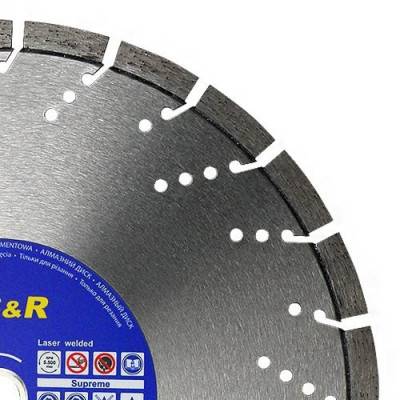Будкрам купить Диск отрезной сегментный S&R по бетону Supreme 400 Диск отрезной сегментный S&R по бетону Supreme 400 2