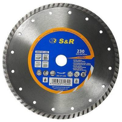 Будкрам купить Диск отрезной алмазный S&R Meister по бетону 230 мм.