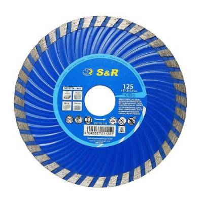 Будкрам купить Диск отрезной алмазный S&R Meister по армированному бетону 125 мм.