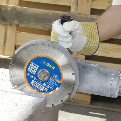 Будкрам купить Диск отрезной алмазный S&R Meister сегментный по бетону 230 мм. Диск отрезной алмазный S&R Meister сегментный по бетону 230 мм. 3