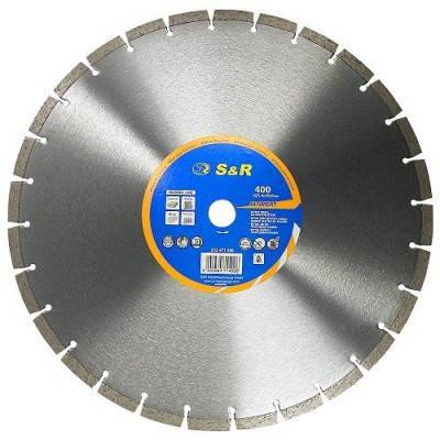 Будкрам купить Диск отрезной алмазный S&R Meister сегментный по бетону 400 мм.