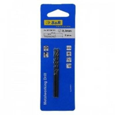 Будкрам купить Сверло по металлу S&R RM 2 шт. в блистере 3,2х36х65 мм