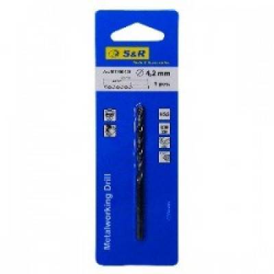 Будкрам купить Сверло по металлу S&R RM 1 шт. в блистере 4,2х43х75 мм