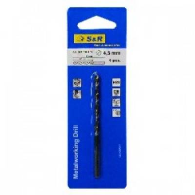 Будкрам купить Сверло по металлу S&R RM 1 шт. в блистере 4,5х47х80 мм