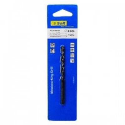 Будкрам купить Сверло по металлу S&R RM 1 шт. в блистере 6,0х57x93 мм