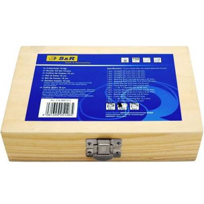 Будкрам купити Набір фрез S&R для деревини 15шт 8 мм Набір фрез S&R для деревини 15шт 8 мм 4