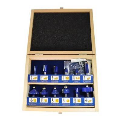 Будкрам купить Набор фрез S&R 216904012 для твердой древесины 12 шт. Набор фрез S&R 216904012 для твердой древесины 12 шт. 4