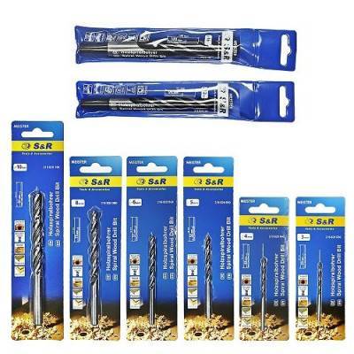 Будкрам купити Свердло по дереву S&R спіральне 5 х 85 мм Свердло по дереву S&R спіральне 5 х 85 мм 2