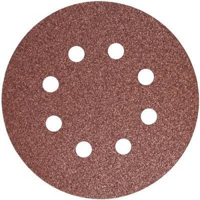 Будкрам купить Набор шлифовальных кругов S&R D125 P120 - 8 отверстий, 5 шт.