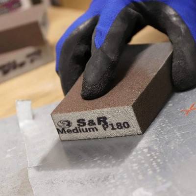 Будкрам купити Набір губок шліфувальних S&R 9шт. 100х70х25 мм Набір губок шліфувальних S&R 9шт. 100х70х25 мм 5