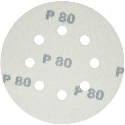 Будкрам купити Набір шліфувальних кіл S&R D125 P80 - 8 отворів, 5 шт. Набір шліфувальних кіл S&R D125 P80 - 8 отворів, 5 шт. 2